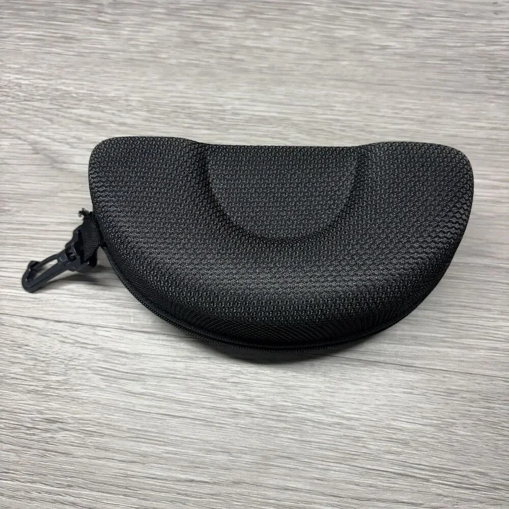 Bolle Sunglasses Case Black Semi-Hard Protective Clamshell with Red Logo